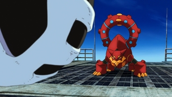 Кадр 1 аниме Покемон XY&Z: Вулканион и механическая Магиана
