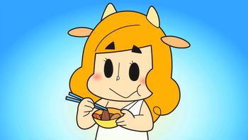 Кадр 3 аниме Я очень люблю мясо! Зевси-кун
