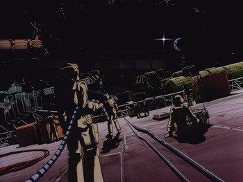 Кадр 1 аниме Мобильный воин ГАНДАМ 0083: Последний блиц Зеона