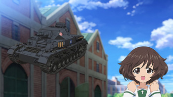 Кадр 0 аниме Девушки и танки: Изучаем танки с Юкари Акиямой — Экстра