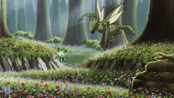 Кадр 3 аниме Покемон: Селеби, голос леса