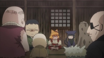 Кадр 2 аниме Кошачья богиня из Яоёродзу