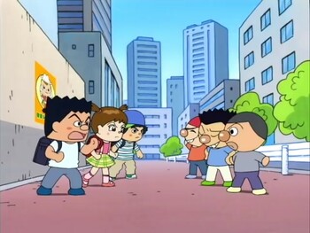 Кадр 2 аниме Shinjuku Shin-chan Patrol: Warui Otona ni Ki wo Tsukete