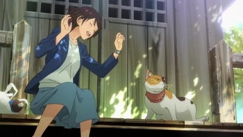 Кадр 2 аниме Счастье, которое принёс кот