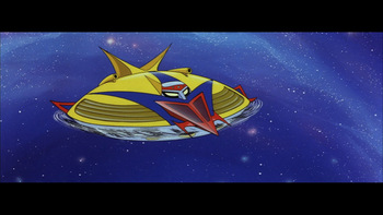 Кадр 1 аниме Великая битва летающих тарелок