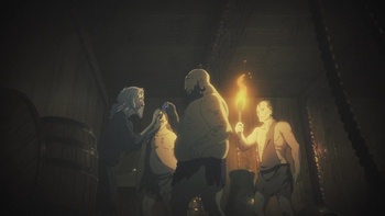 Кадр 3 аниме Созданный в Бездне: Солнце, вспыхнувшее в Золотом городе