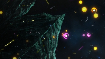 Кадр 3 аниме Мобильный воин Гандам: Удар молнии — Бандитский цветок