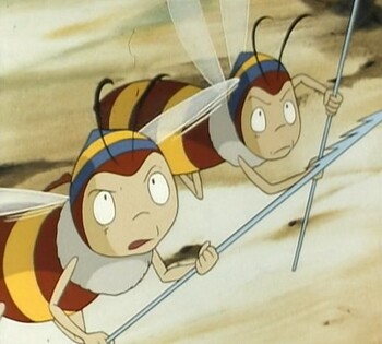 Кадр 3 аниме Легенда о насекомом: Пчёлка Хатч (1989)