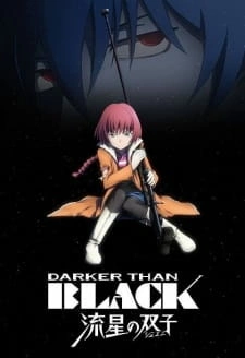 Постер аниме Темнее чёрного: Близнецы и падающая звезда