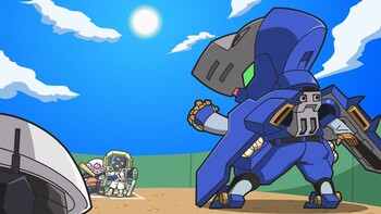Кадр 2 аниме Mobile Suit Gakuen: G-Reco Koushien