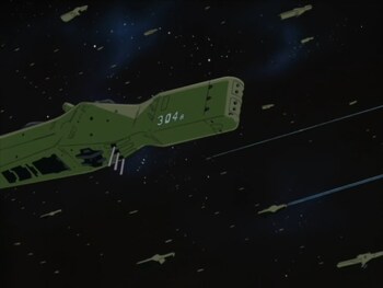 Кадр 1 аниме Легенда о героях Галактики: Спиральный лабиринт
