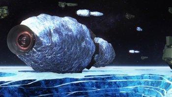 Кадр 3 аниме Легенда о героях Галактики: Новый тезис. Межзвёздная война — Часть 3