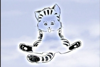 Кадр 2 аниме Полосатая кошка Мимэ