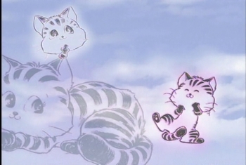 Кадр 3 аниме Полосатая кошка Мимэ