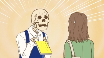 Кадр 3 аниме Книжник-скелет Хонда OVA