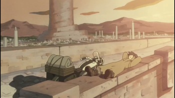 Кадр 2 аниме Путешествие Кино: Прекрасный мир — Страна башни